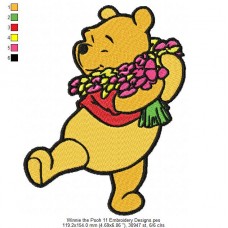 Winnie the Pooh 11 Embroidery Designs